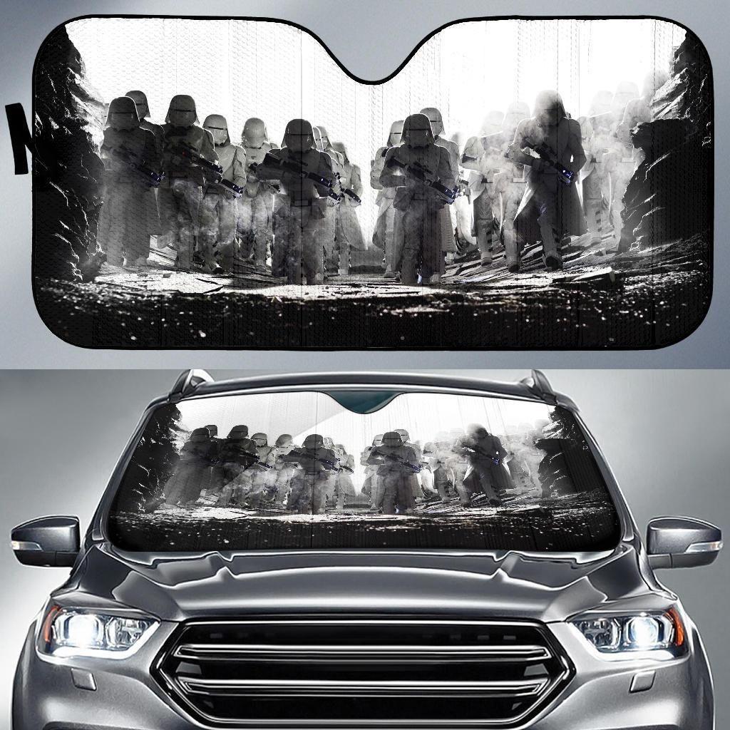 Stormtroopers Black And White Car Auto Sun Shade Stormtroopers Black And White Car Auto Sun Shade