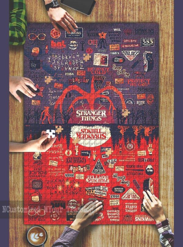 Stranger Things Jigsaw Puzzle Set