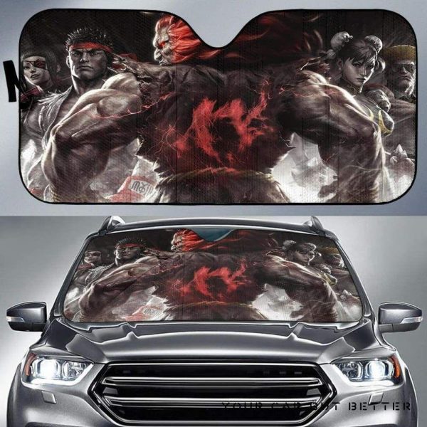 Street Fighter V Car Auto Sun Shade