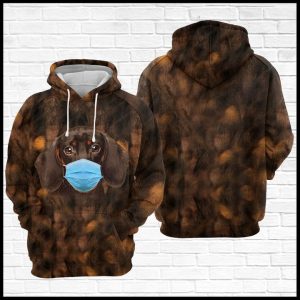 Strong Dachshund 3D Printed Hoodie/Zipper Hoodie