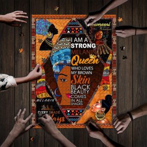 Strong Melanin Queen Psl91Pz Jigsaw Puzzle Set