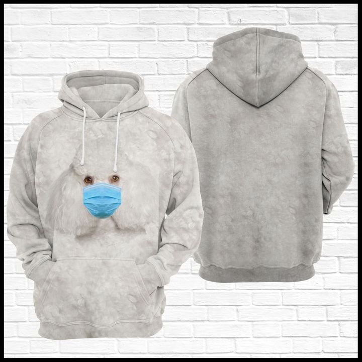 Strong Poodle 3D Printed Hoodie/Zipper Hoodie Strong Poodle 3D Printed Hoodie/Zipper Hoodie