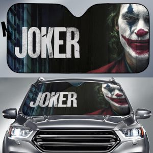 Suicide Squads Joker Movie Car Auto Sun Shade