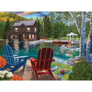 Summer At The Boathouse Jigsaw Puzzle Set