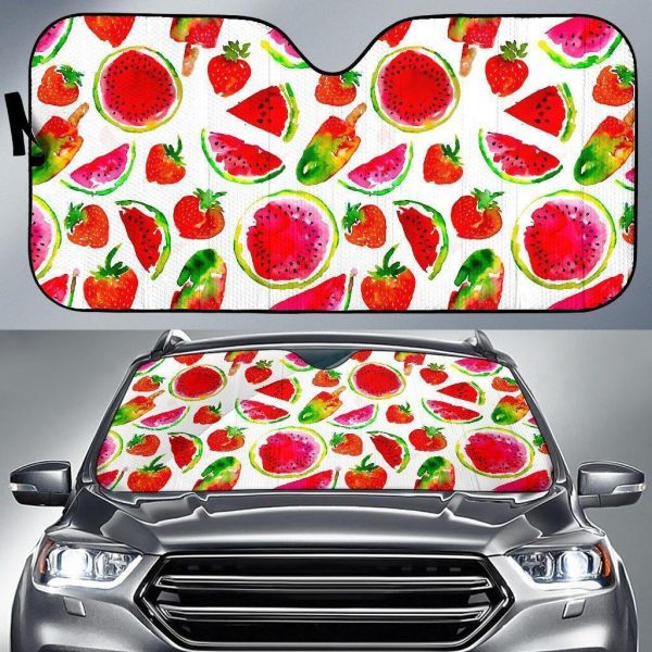 Summer Fruits Watermelon Car Auto Sun Shade