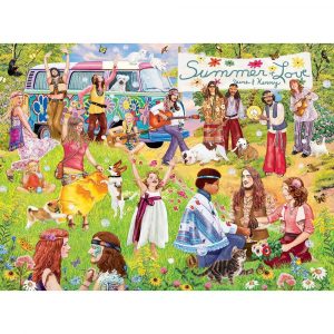 Summer Of Love For June And Kennny Jigsaw Puzzle Set