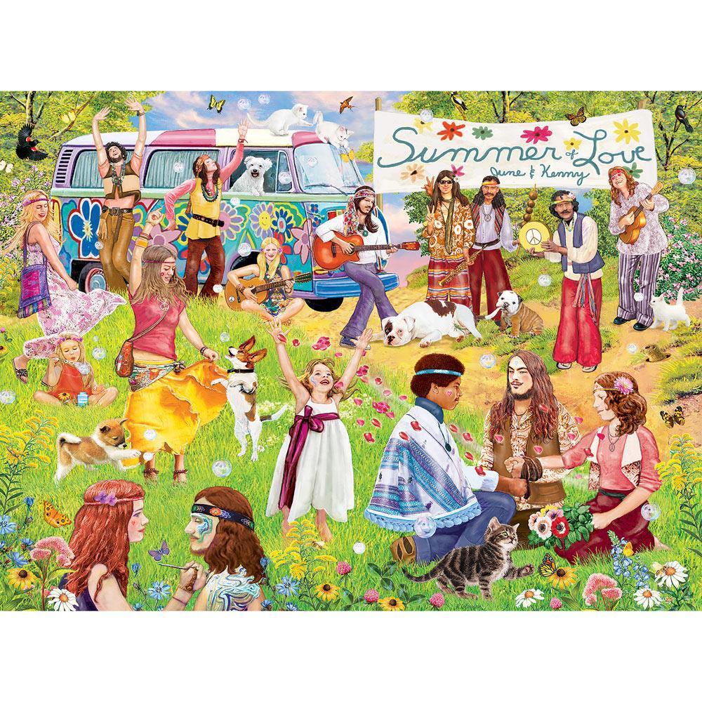 Summer Of Love For June And Kennny Jigsaw Puzzle Set Summer Of Love For June And Kennny Jigsaw Puzzle Set
