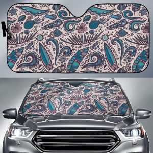 Summer Surfing Car Auto Sun Shade