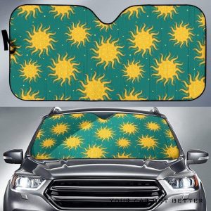 Sun Green Car Auto Sun Shade