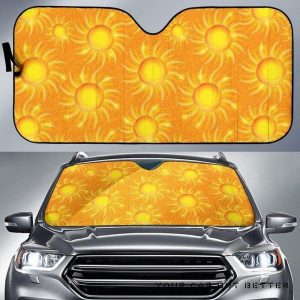 Sun Orange Car Auto Sun Shade