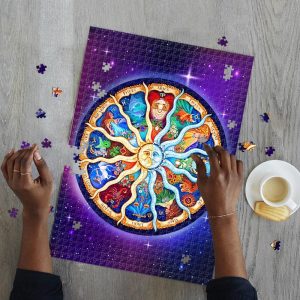 Sun Sign Astrology Jigsaw Puzzle Set