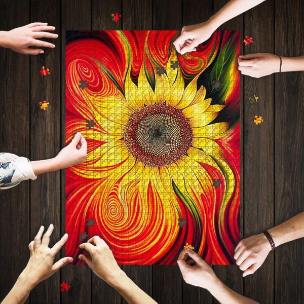 Sunflower Jigsaw Puzzle Set