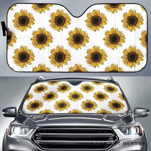 Sunflowers Pattern Car Auto Sun Shade