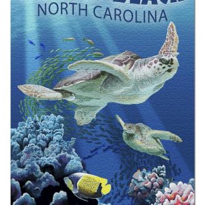 Sunset Beach, Sea Turtle Jigsaw Puzzle Set