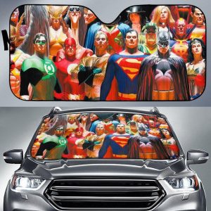 Super Heroes Dc Car Auto Sun Shade