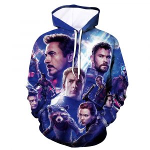 Superhero Avengers Team Art Endgame 3D Printed Hoodie/Zipper Hoodie