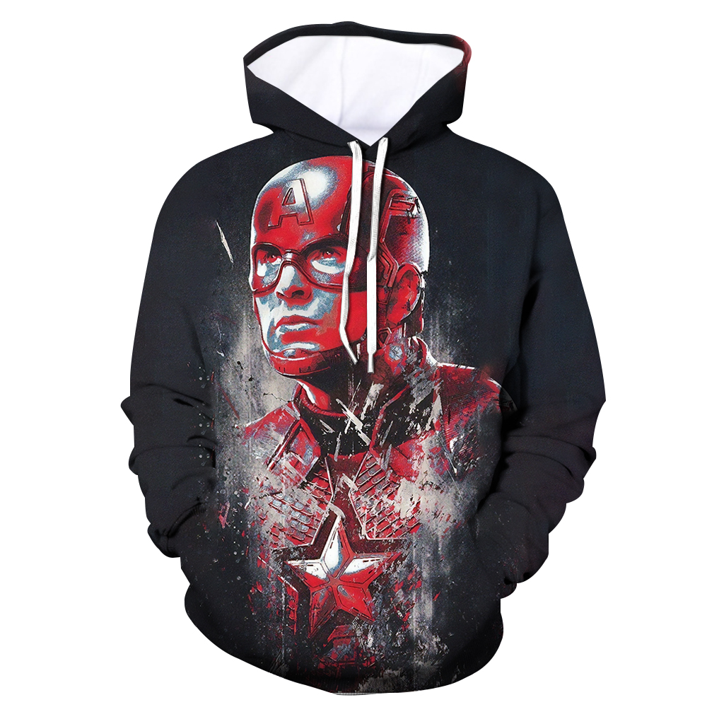 Superhero Captain America Avengers Endgame 3D Printed Hoodie/Zipper Hoodie Superhero Captain America Avengers Endgame 3D Printed Hoodie/Zipper Hoodie