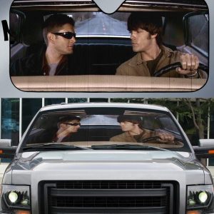 Supernatural Sam And Dean Winchester Car Auto Sun Shade