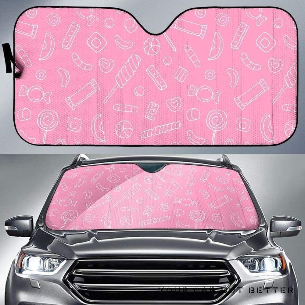 Sweet Candy Pink Car Auto Sun Shade Sweet Candy Pink Car Auto Sun Shade