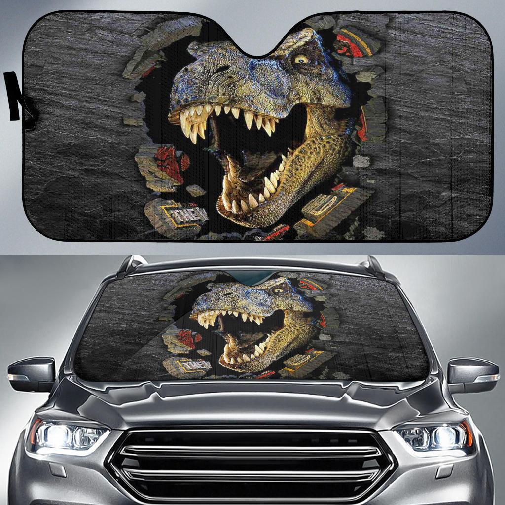 T-rex 3ds Car Auto Sun Shade T-rex 3ds Car Auto Sun Shade