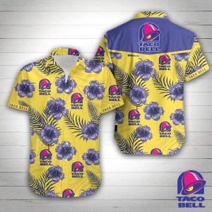 Taco Bell Hawaiian Shirt Summer Button Up