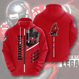 Tampa Bay Buccaneers American Football 3D Printed Hoodie/Zipper Hoodie