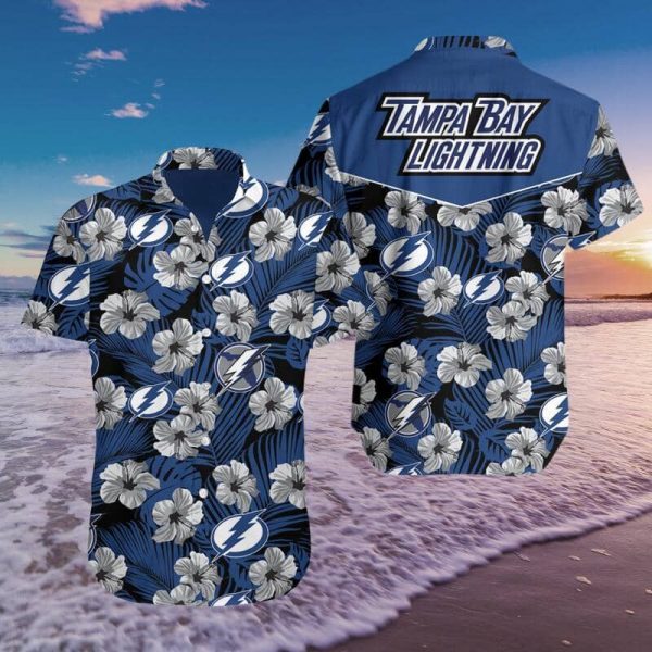 Tampa Bay Hockey Hawaiian Shirt Summer Button Up