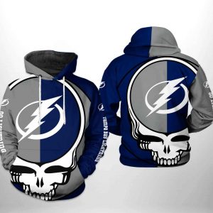 Tampa Bay Lightning NHL Grateful Dead 3D Printed Hoodie/Zipper Hoodie