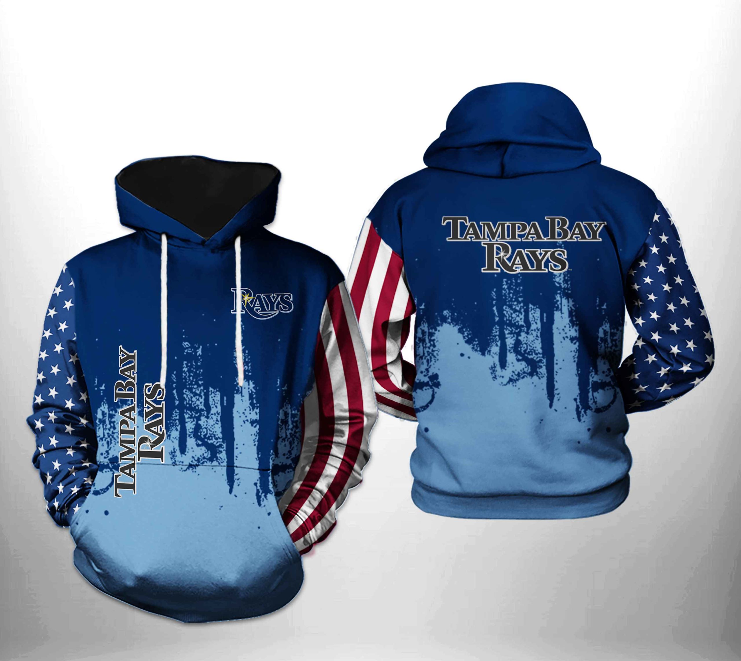 Tampa Bay Rays MLB Team US 3D Printed Hoodie/Zipper Hoodie Tampa Bay Rays MLB Team US 3D Printed Hoodie/Zipper Hoodie
