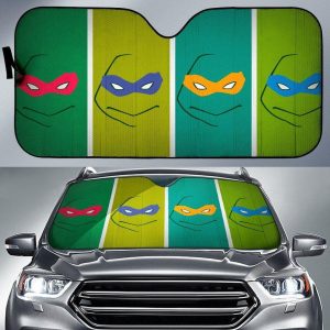 Teenage Mutant Ninja Turtles Face Car Auto Sun Shade