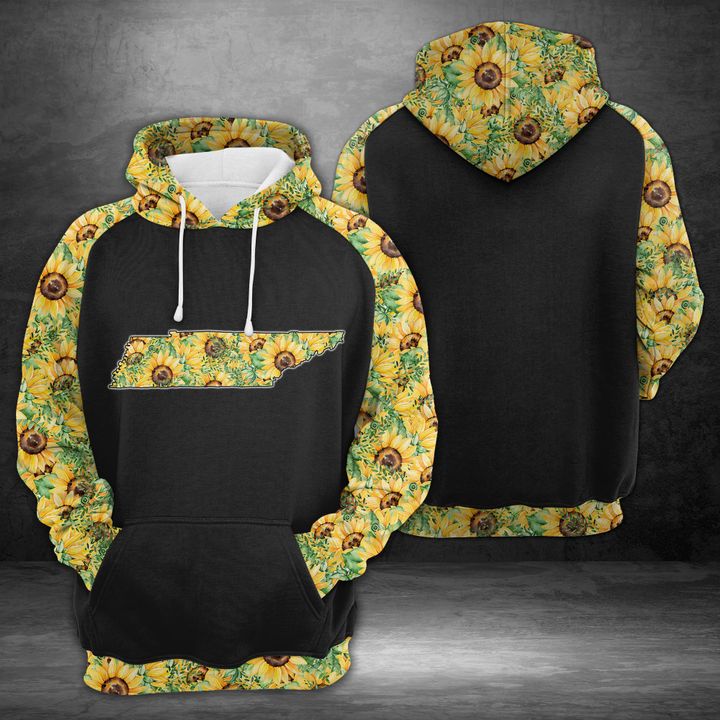 Tennessee Sunflower 3D Printed Hoodie/Zipper Hoodie Tennessee Sunflower 3D Printed Hoodie/Zipper Hoodie