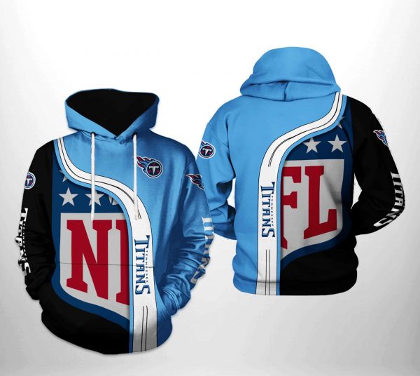 Tennessee Titans NFL Team 3D Printed Hoodie/Zipper Hoodie