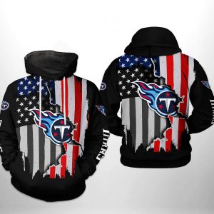 Tennessee Titans NFL US Flag Team 3D Printed Hoodie/Zipper Hoodie