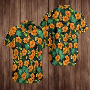 Tequila Hawaiian Shirt Summer Button Up