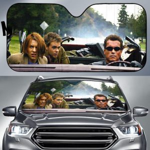 Terminator Funny Car Auto Sun Shade