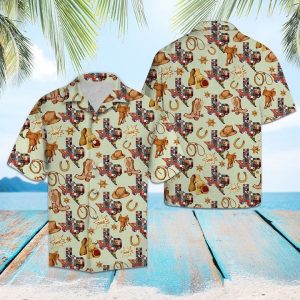 Texas Cowboys Hawaiian Shirt Summer Button Up