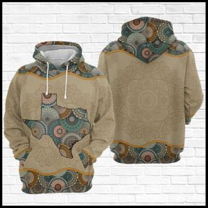 Texas Mandala 3D Printed Hoodie/Zipper Hoodie