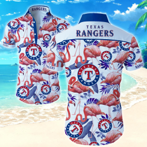 Texas Rangers Hawaiian Shirt Summer Button Up