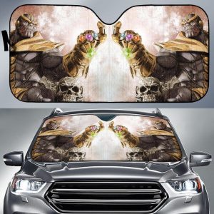 Thanos Infinity Gauntlet Car Auto Sun Shade