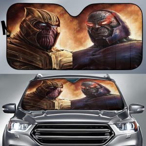 Thanos Vs Darkseids Car Auto Sun Shade