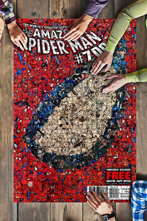 The Amazing Spider Man Collage Art Jigsaw Puzzle Set