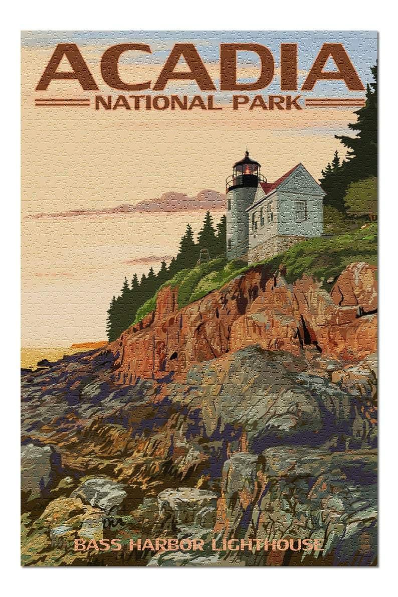 The Bass Harbor Head Lighthouse Jigsaw Puzzle Set The Bass Harbor Head Lighthouse Jigsaw Puzzle Set