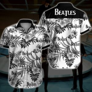 The Beatles Hawaiian Shirt Summer Button Up
