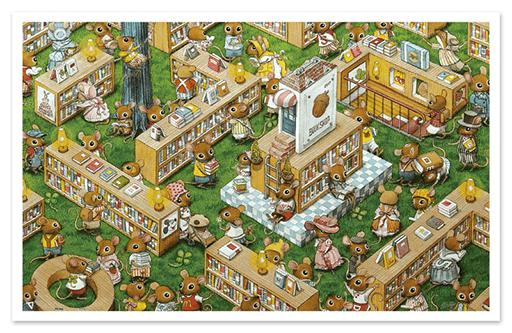 The Bookstore Jigsaw Puzzle Set The Bookstore Jigsaw Puzzle Set