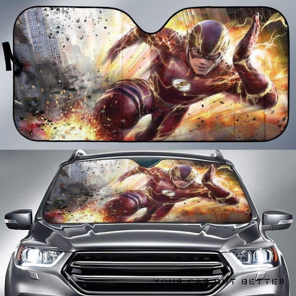 The Flash Car Auto Sun Shade The Flash Car Auto Sun Shade