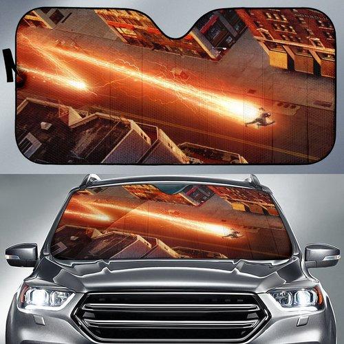 The Flashs 1 Car Auto Sun Shade The Flashs 1 Car Auto Sun Shade