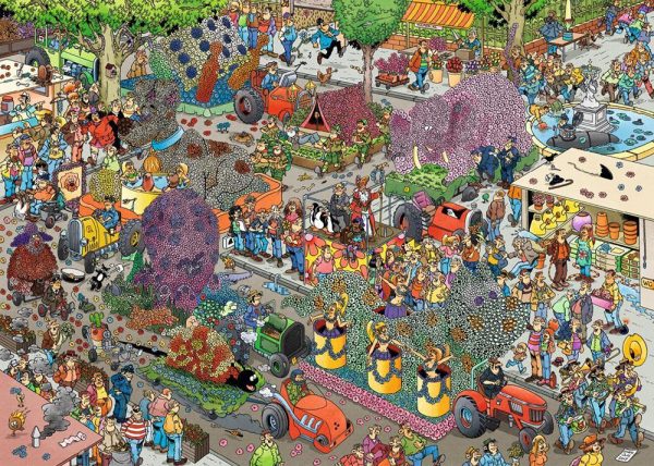 The Flower Parade Jigsaw Puzzle Set