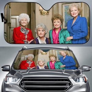 The Golden Girls Squad Car Auto Sun Shade