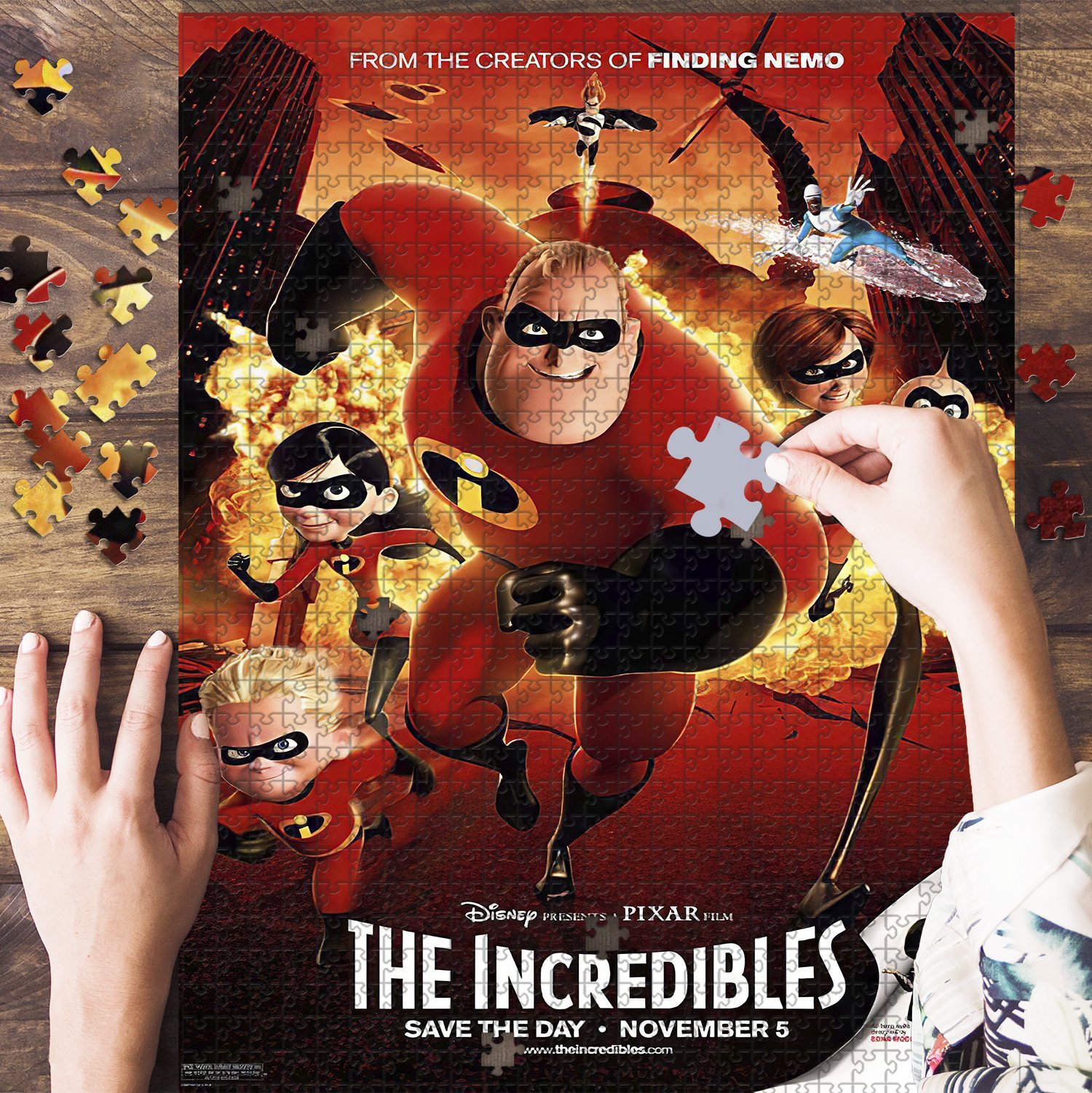 The Incredibles Jigsaw Puzzle Set The Incredibles Jigsaw Puzzle Set