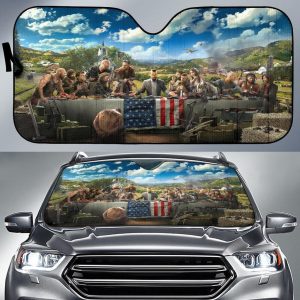 The Last Supper Far Cry 5s Car Auto Sun Shade